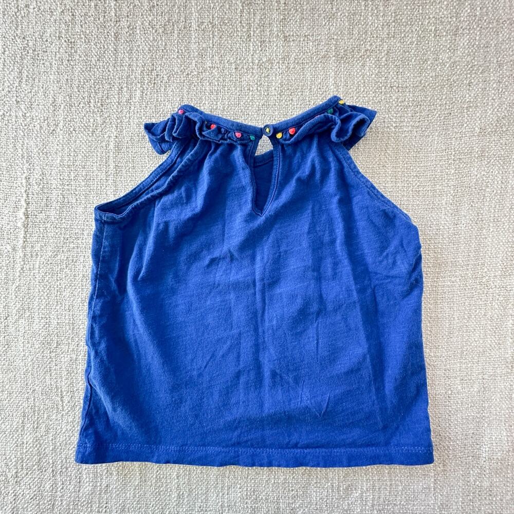 Mini Boden Blue Collared Tank GUC 2/3 - Picture 5 of 6